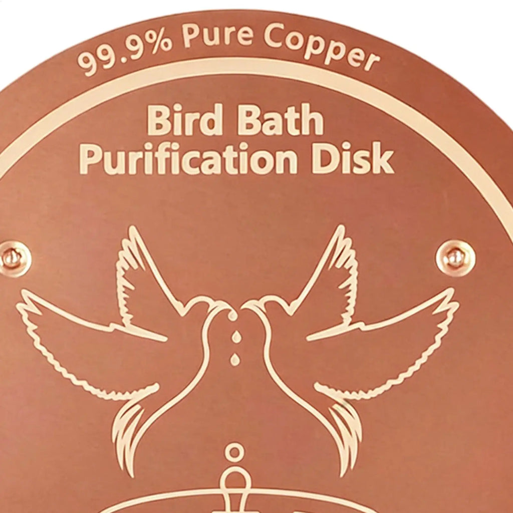Bird Bath Copper Disk – Natural Water Purifier for Garden