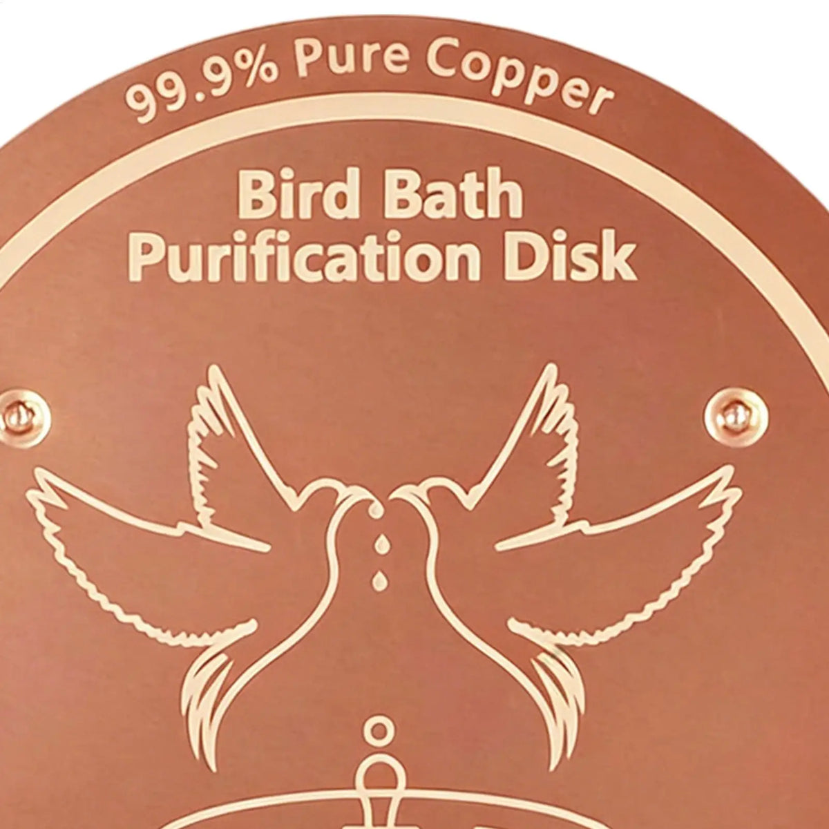 Bird Bath Copper Disk – Natural Water Purifier for Garden