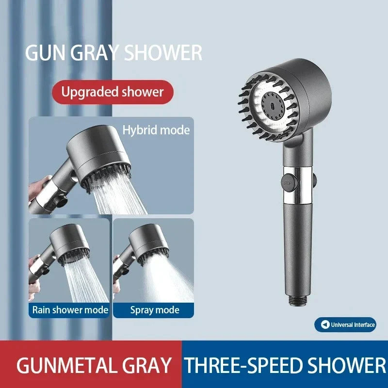YANKE 3-Mode High-Pressure Filter Handheld Shower Head