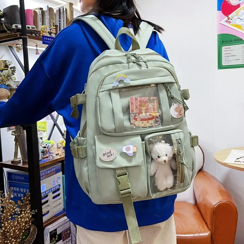 Cute Girls School Backpack – Teen & Women Laptop Bag