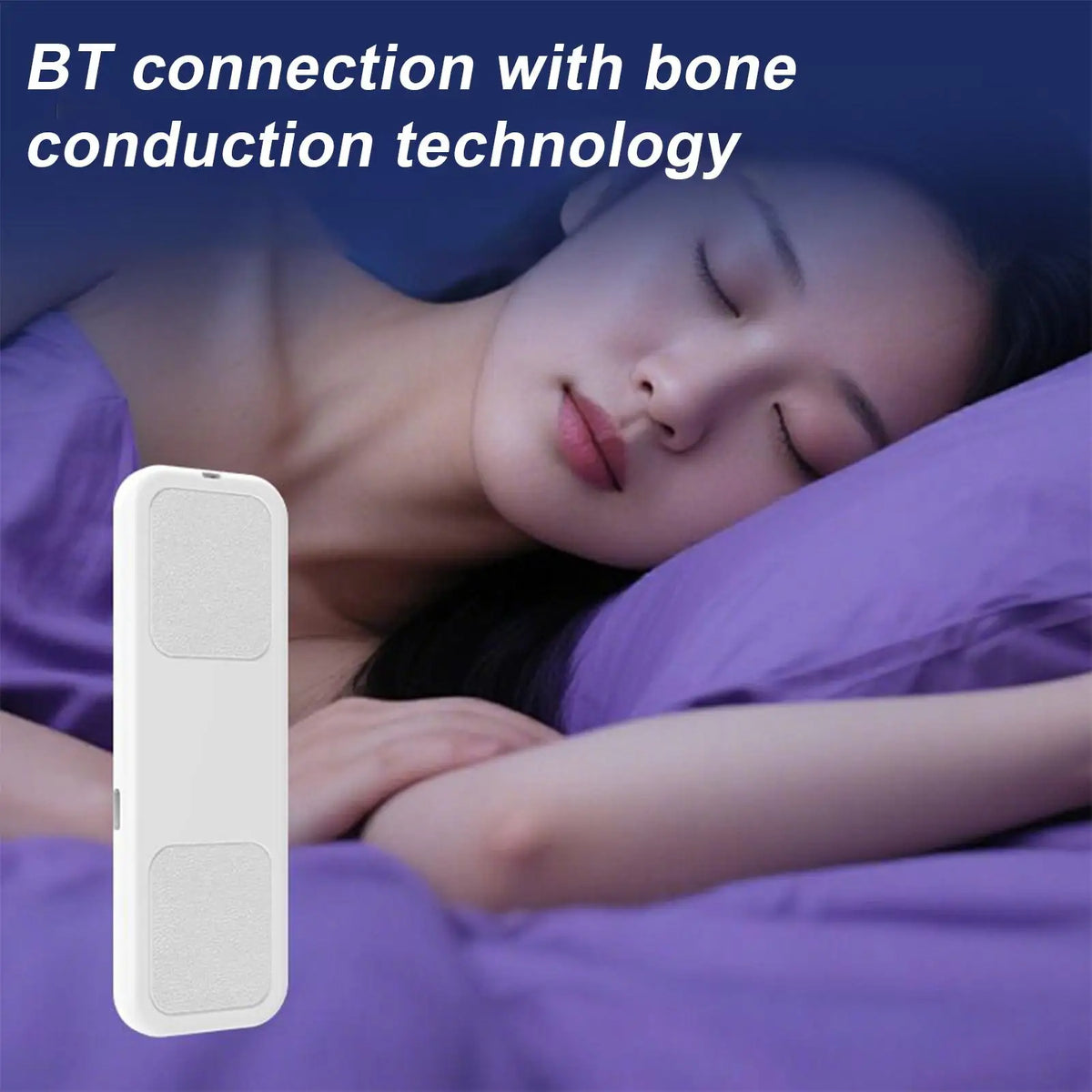 Wireless Bone Conduction Pillow Speaker & White Noise Machine