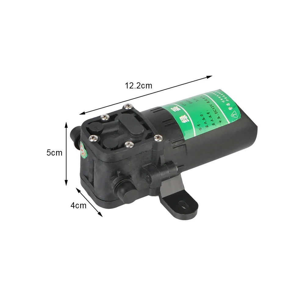 DC 12V High-Pressure Diaphragm Water Pump 3.5L/min