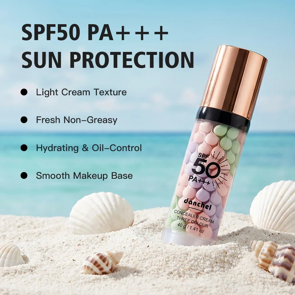 3-in-1 Color Correcting Face Primer SPF50 | Hydrating, 40g
