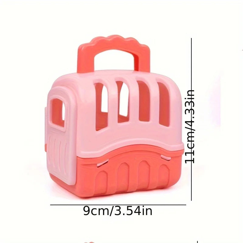 Pretend Play Pet House Playset Cute Mini Dog Role Vet Clinic Toy Kid
