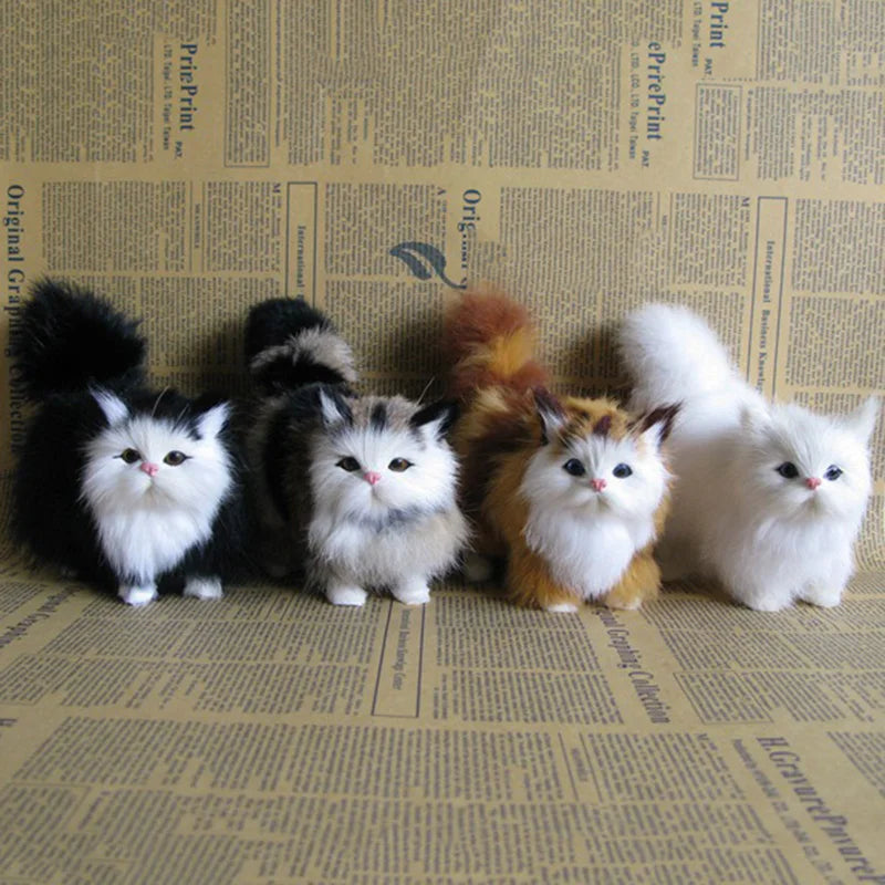 Realistic Cat Plush Toy | Soft Stuffed Kitten Gift for Kids