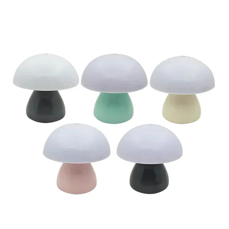 Mushroom Night Light Table Lamp | Touch Control LED Glow