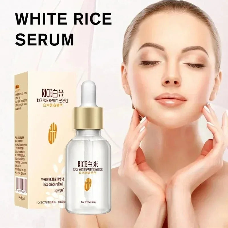 REAROYA White Rice Face Serum – Brighten, Firm & Shrink Pores