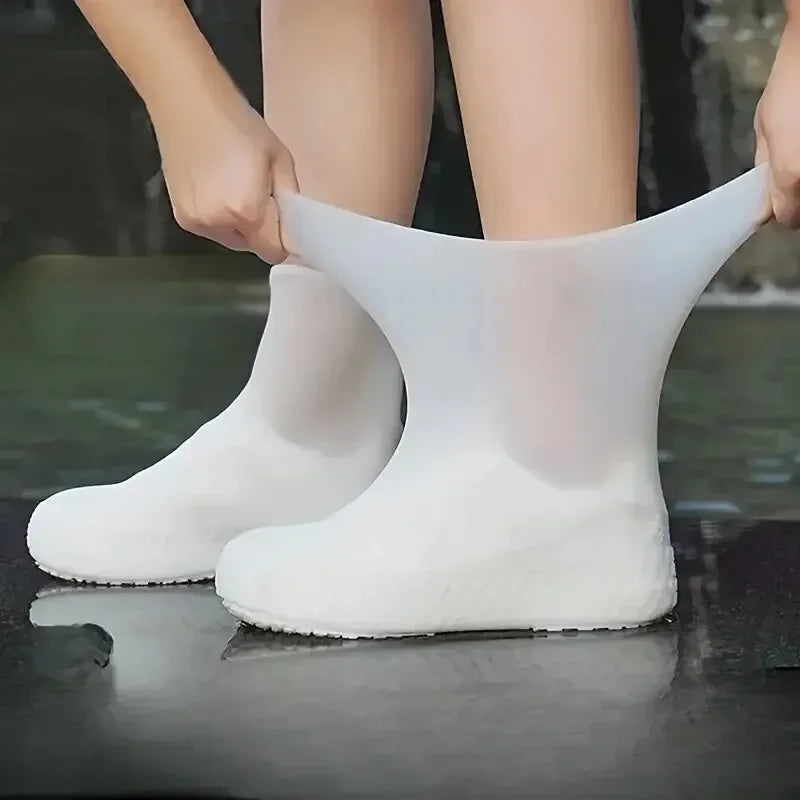 Silicone Waterproof Shoe Covers – Reusable Non-Slip Rain Overshoes