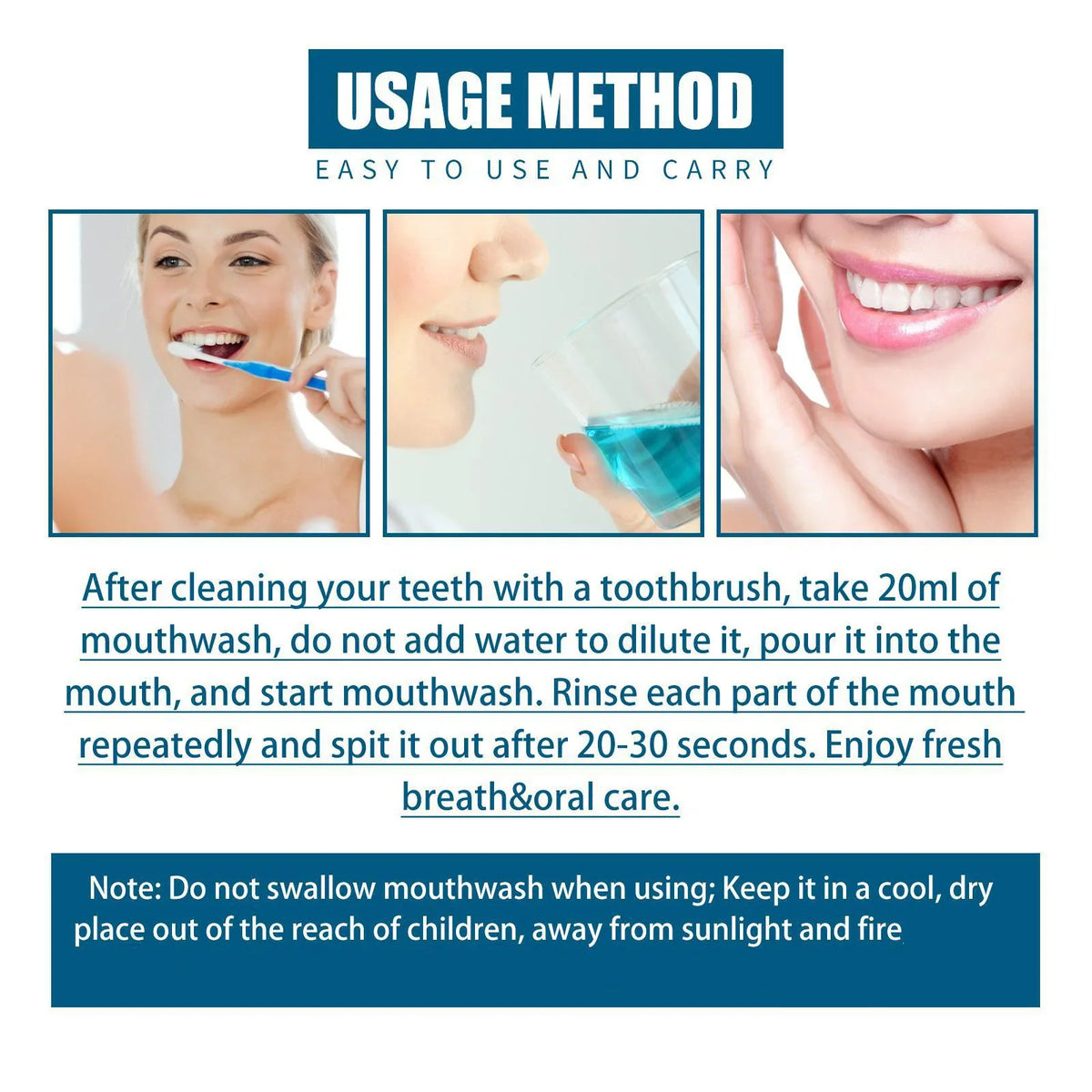 Jaysuing Mint Mouthwash – Fresh Breath & Gum Health 100ml