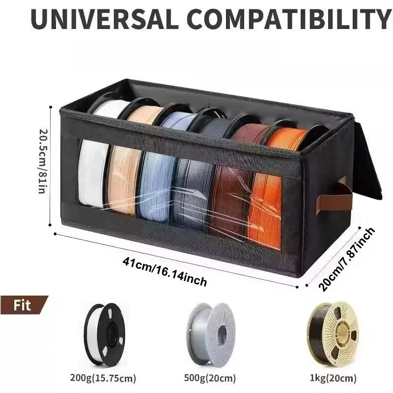 3D Printer Filament Storage Bag – Moisture-Proof Holder Rack