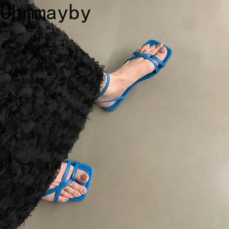 Women's Clip Toe Flat Sandals – Summer Beach Fashion Shoes
