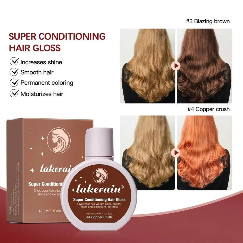 Hair Gloss Glaze Conditioner – Shine & Moisture for Brown Hair