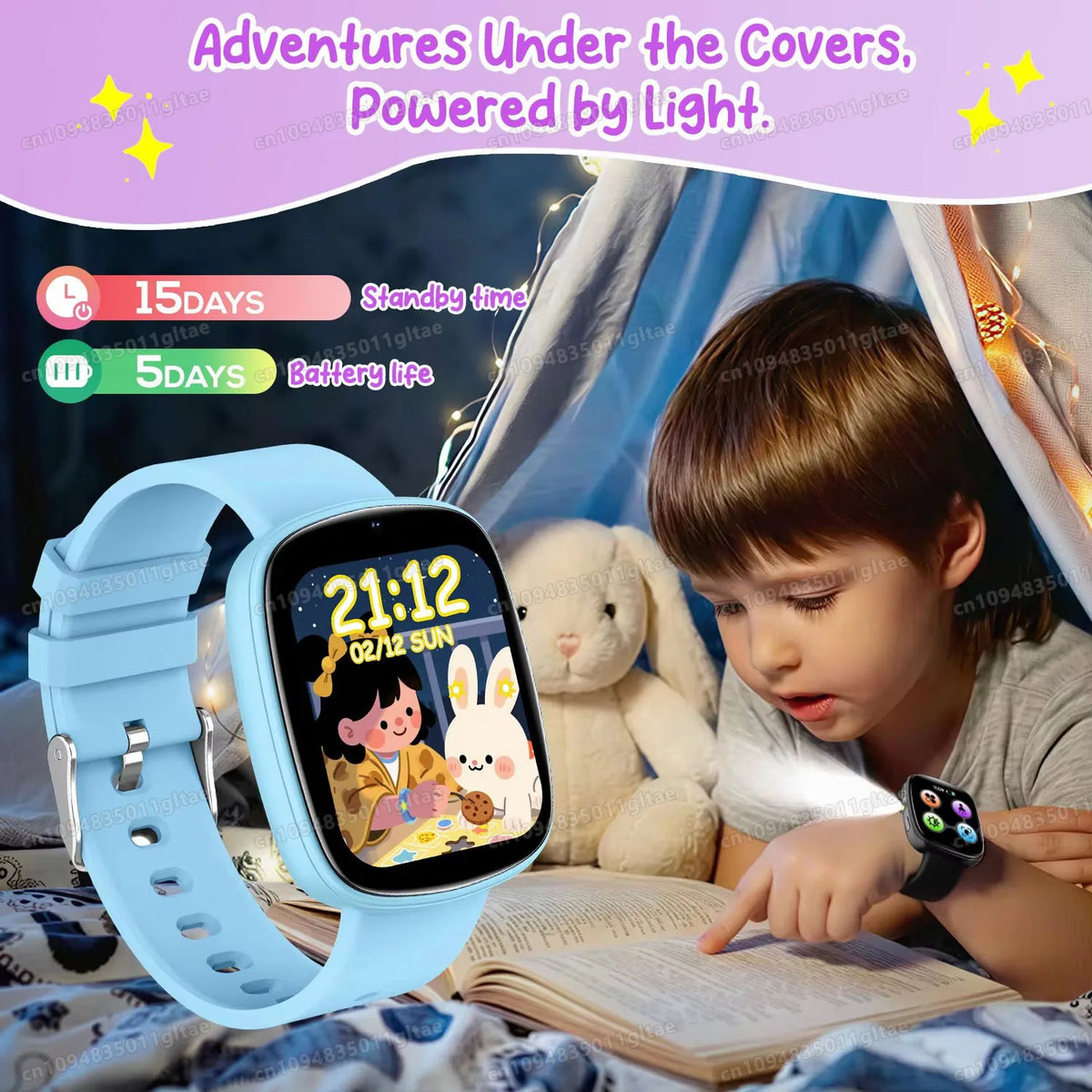 2026 Kids Games Smartwatch 1 83''HD Screen Camera 22 Interesting