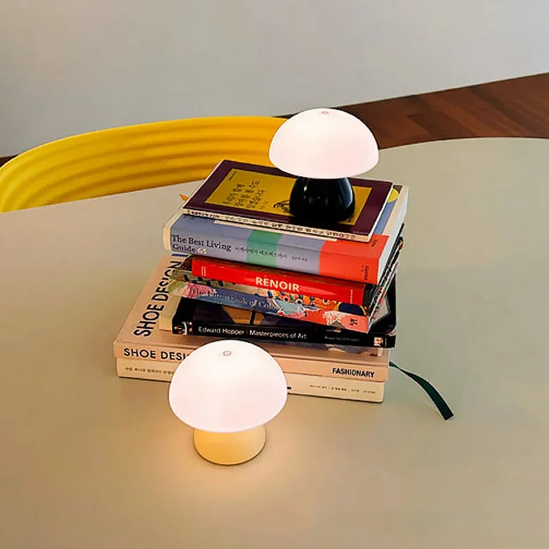 Mushroom Night Light Table Lamp | Touch Control LED Glow