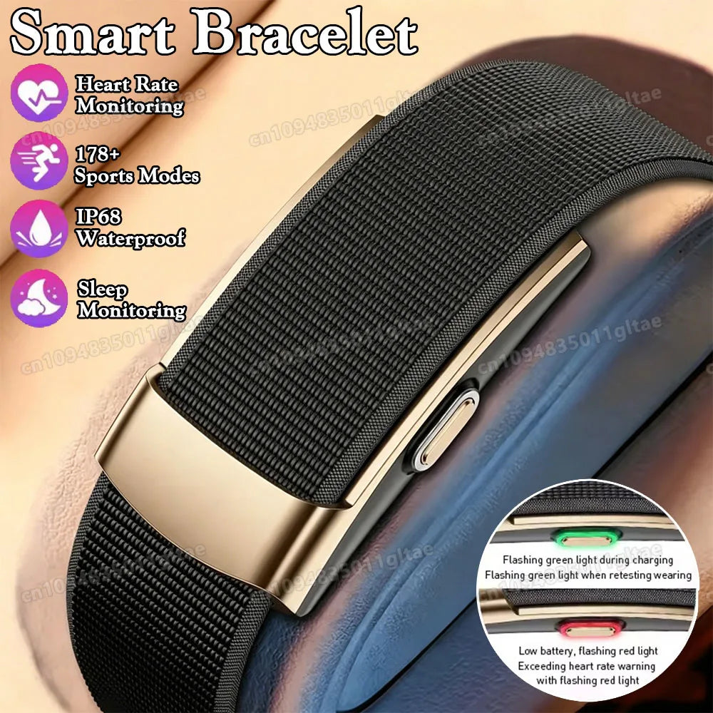 2026 Health Smart Bracelet Heart Rate Blood Oxygen Monitor Pedometer