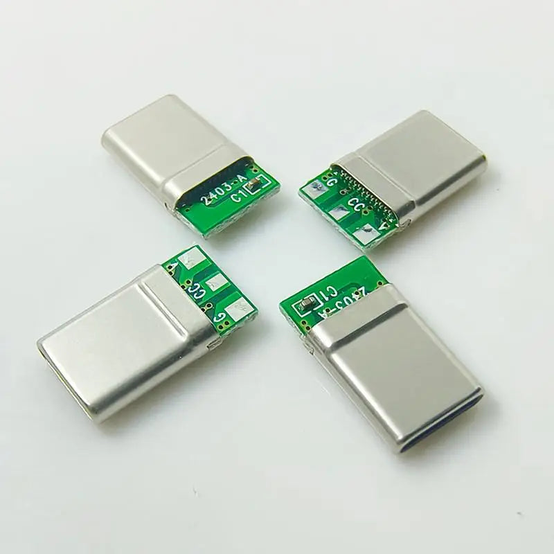 PD Type-C 3-Pin Laptop Charging Connector | CC Pin & Capacitor