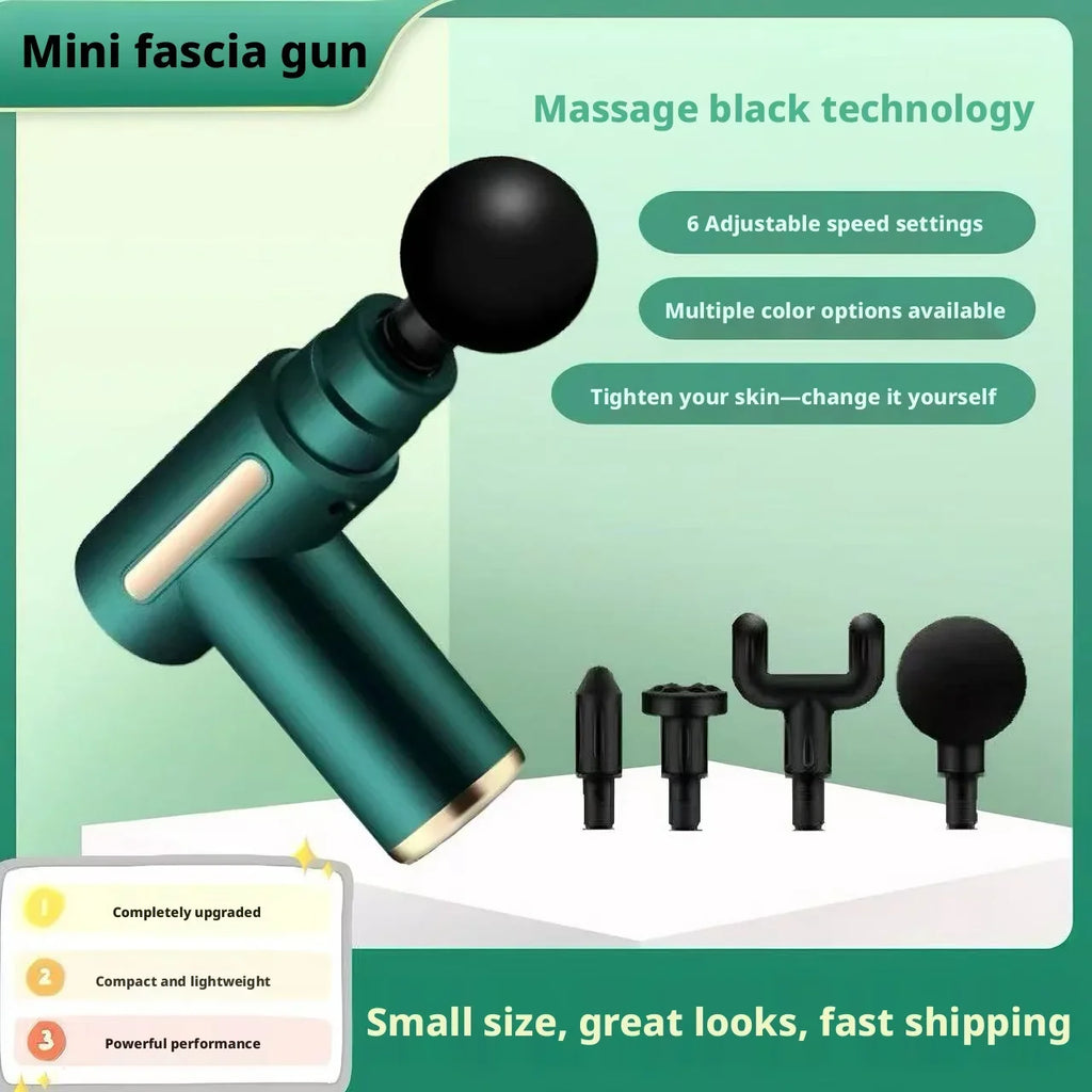 Mini Fascia Massage Gun – Portable Vibration Massager