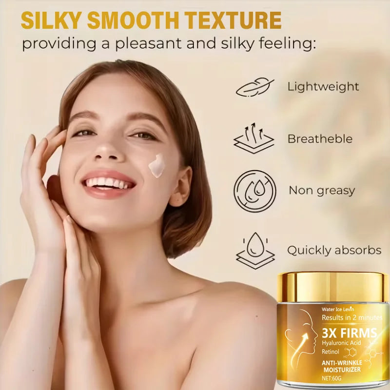Anti-Wrinkle Face Cream – Hyaluronic Acid & Retinol | 60g