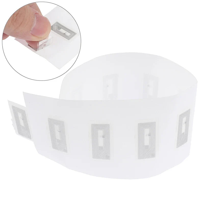 NFC NTAG213 Sticker Tags 13.56MHz RFID Wet Inlay 10/100 Pack