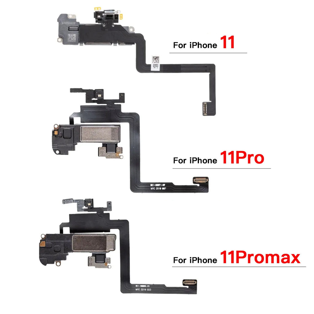 iPhone X–12 Pro Max Ear Speaker Flex Cable | Light Sensor & Mic