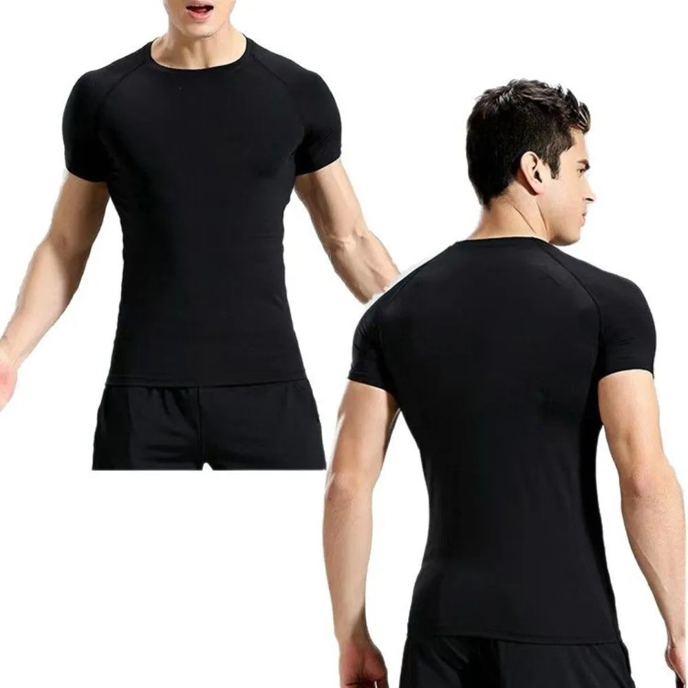 Men's Compression Gym T-Shirt – Quick Dry Fitness Sport Top