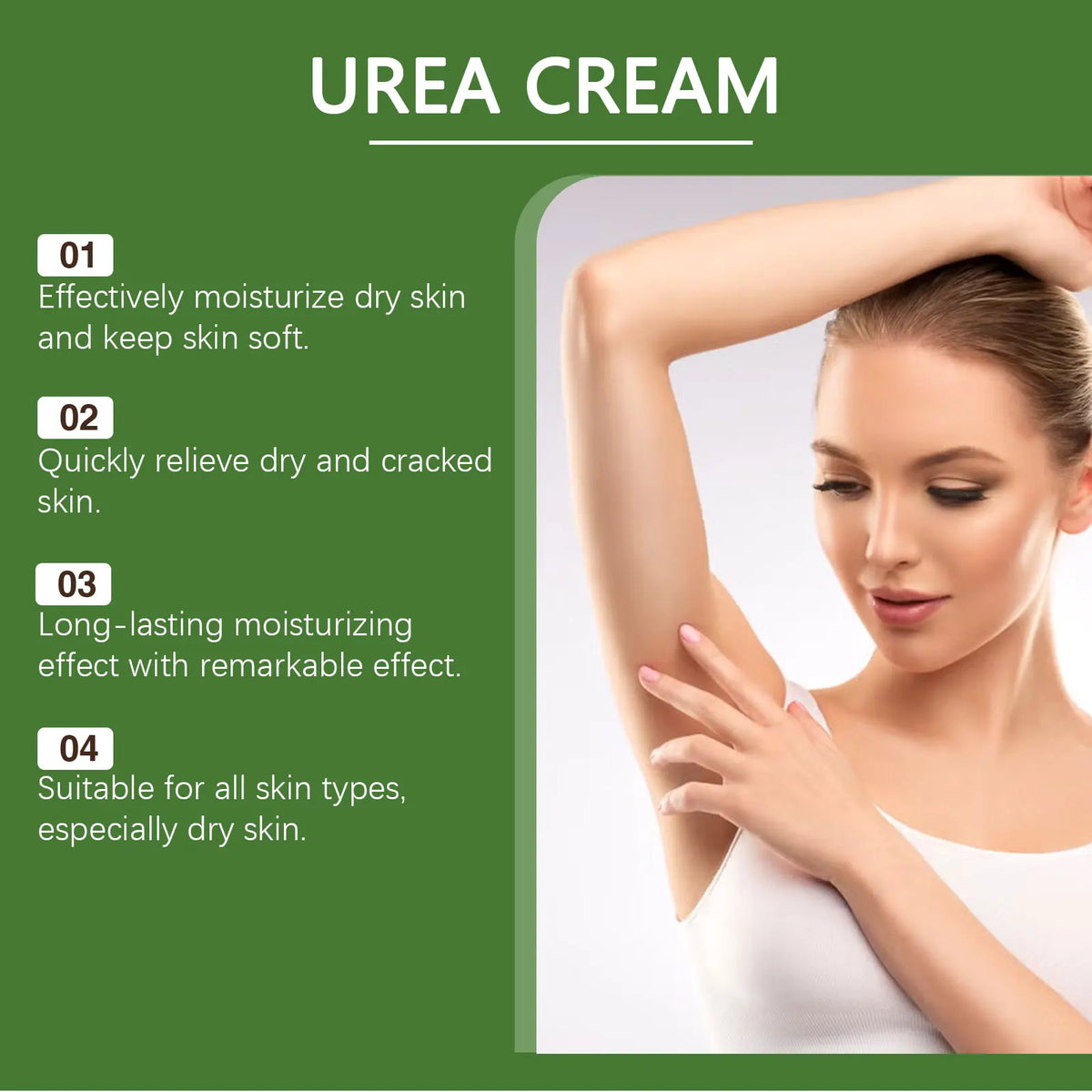 Daily Body Moisturizing Cream – Urea, Glycerin & Mineral Oil