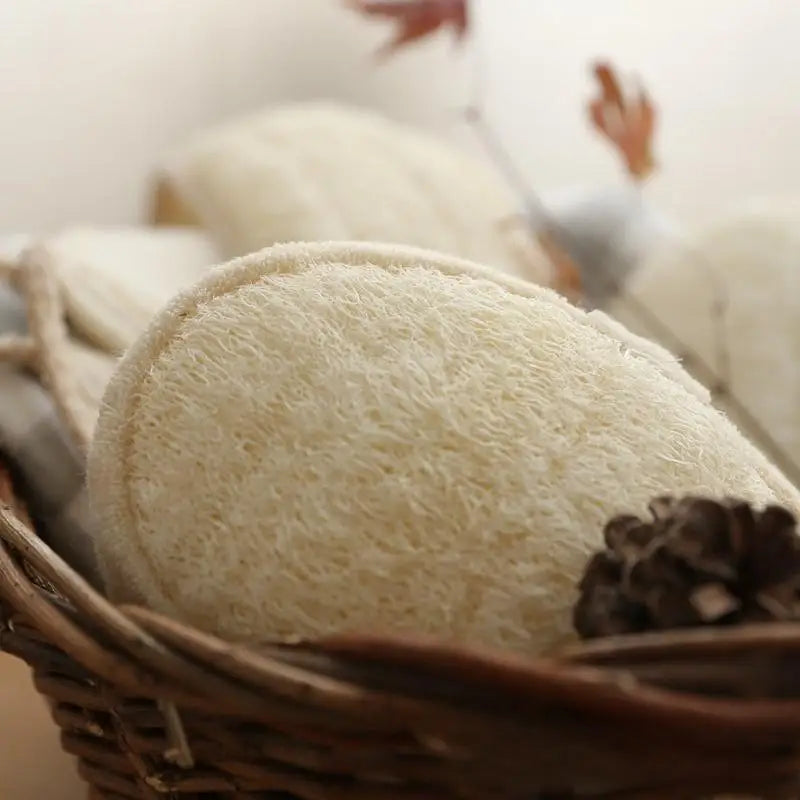 Flax Fiber Exfoliating Back Scrubber – Natural Linen Bath Strap