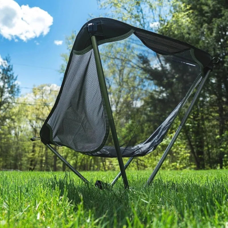 Ultralight Aluminum Mesh Folding Chair – Camping & Beach