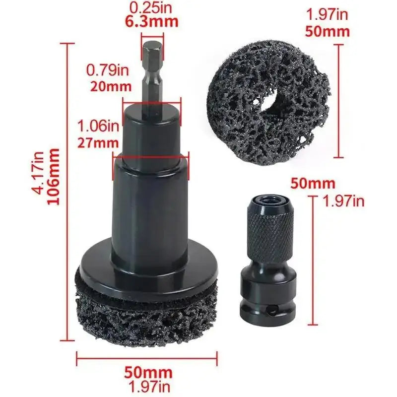 Wheel Hub Rust Removal & Brake Disc Resurfacing Kit