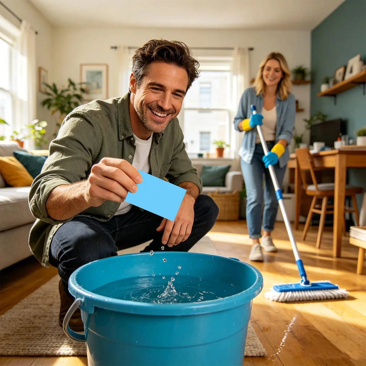 Dissolvable Floor Cleaning Sheets 30 Pack – Hardwood & Tile