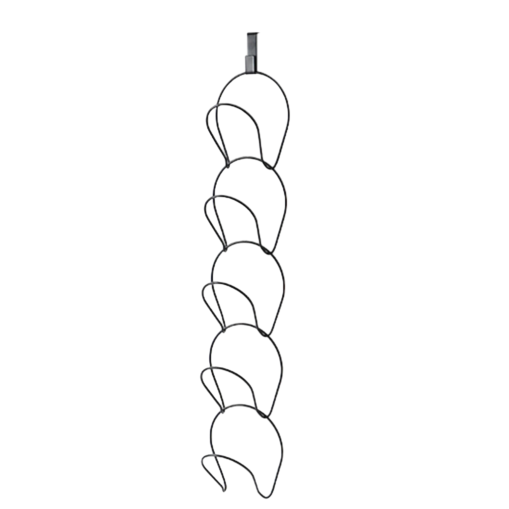 Over-Door Hat Rack Organizer – 5 Hooks, No Drilling Needed