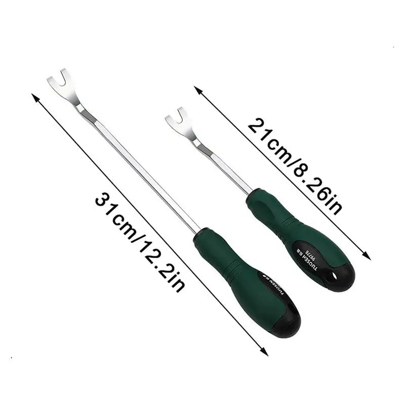 Auto Door Panel Clip Remover – Steel Pry Bar Trim Tool