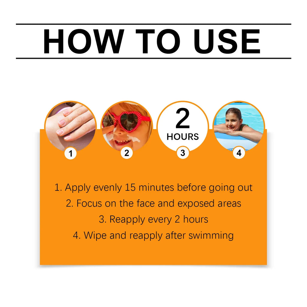 Wiieey SPF 50+ Kids Sunscreen Cream – Gentle UVA/UVB Protection