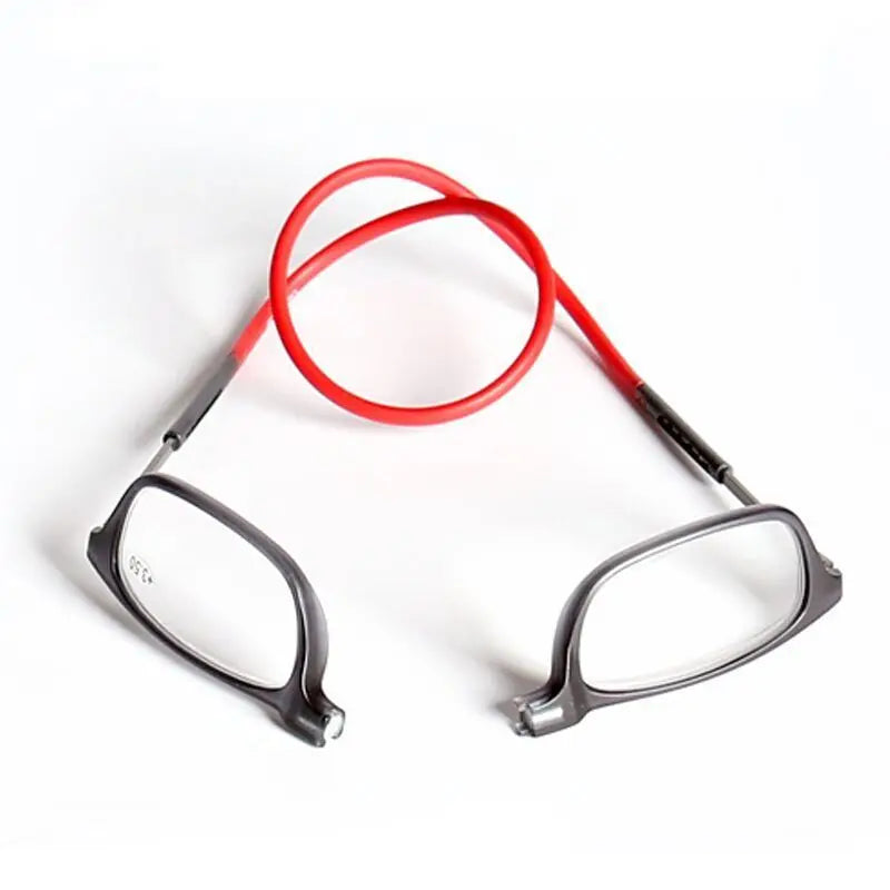 Folding Neck-Hanging Reading Glasses – HD Magnetic Resin Lenses
