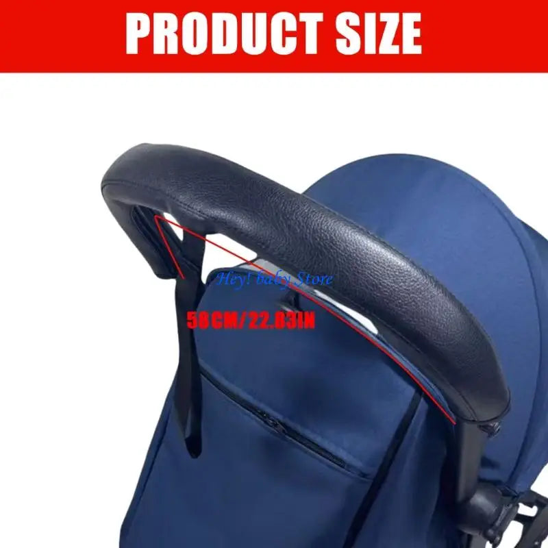 Universal Stroller Handle Cover | Anti-Slip PU Leather Grip