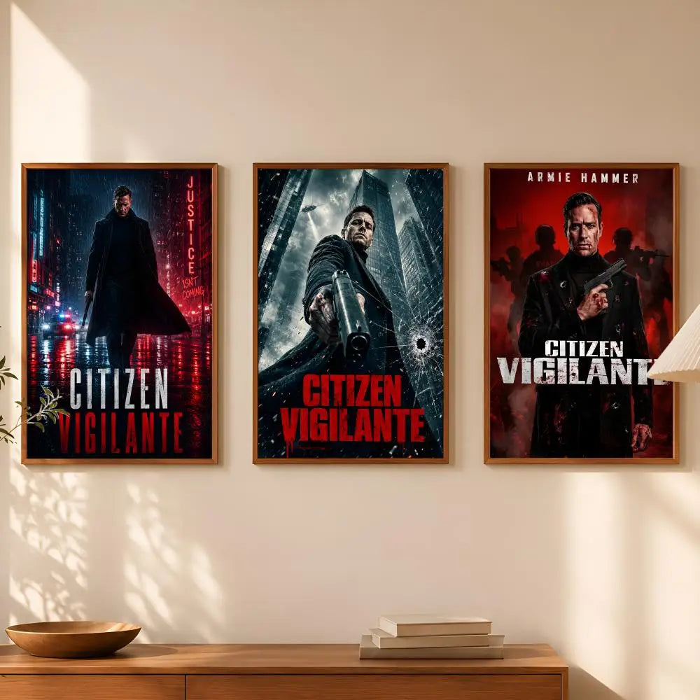 Citizen Vigilante Movie Poster – Self-Stick HD PVC Wall Art