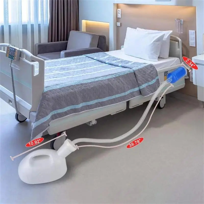 Portable Urinal Pee Bottle Men Women Spill Proof Unisex Potty Home