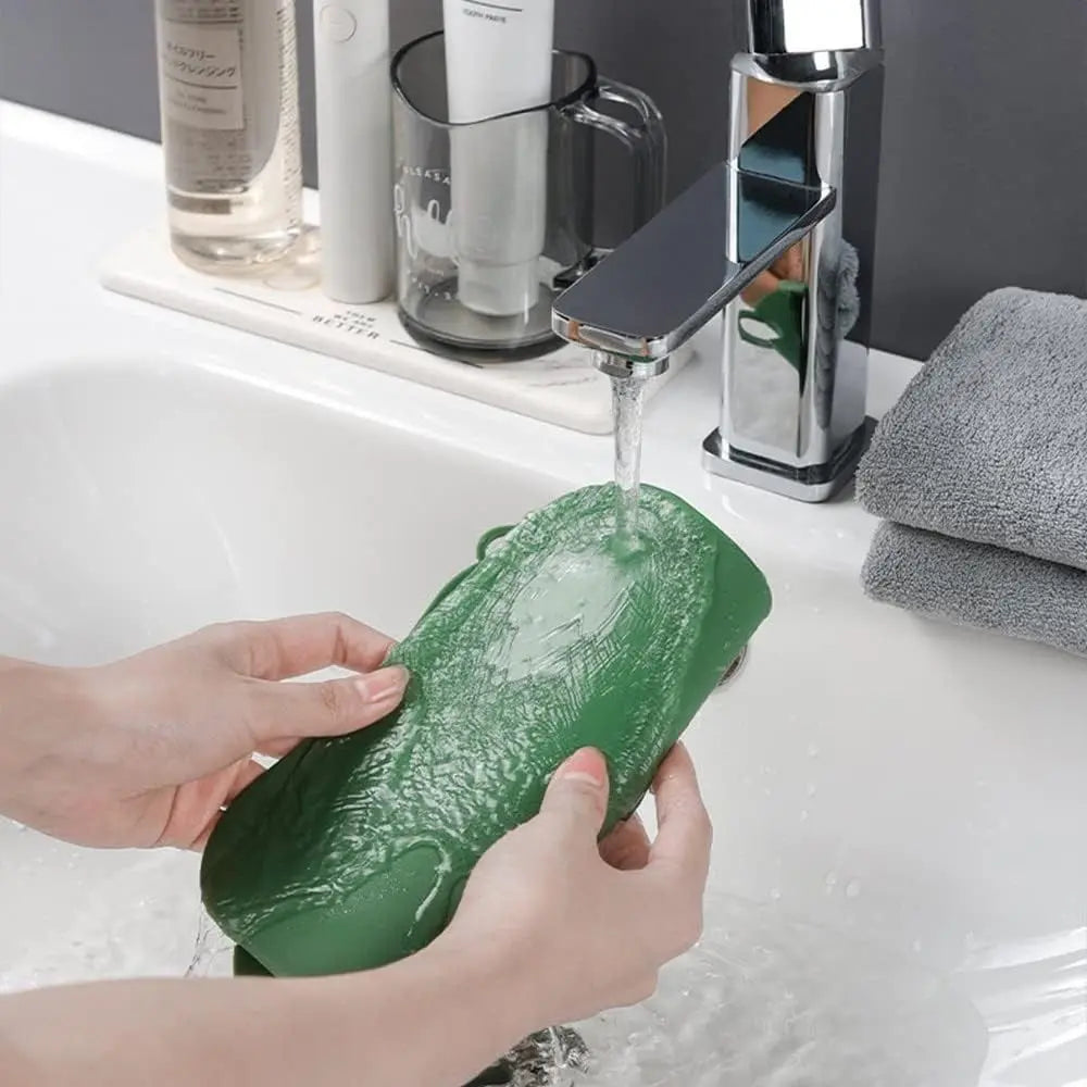 Silicone Hair Catcher Shower Drain Covers Square Shape Easy Clean