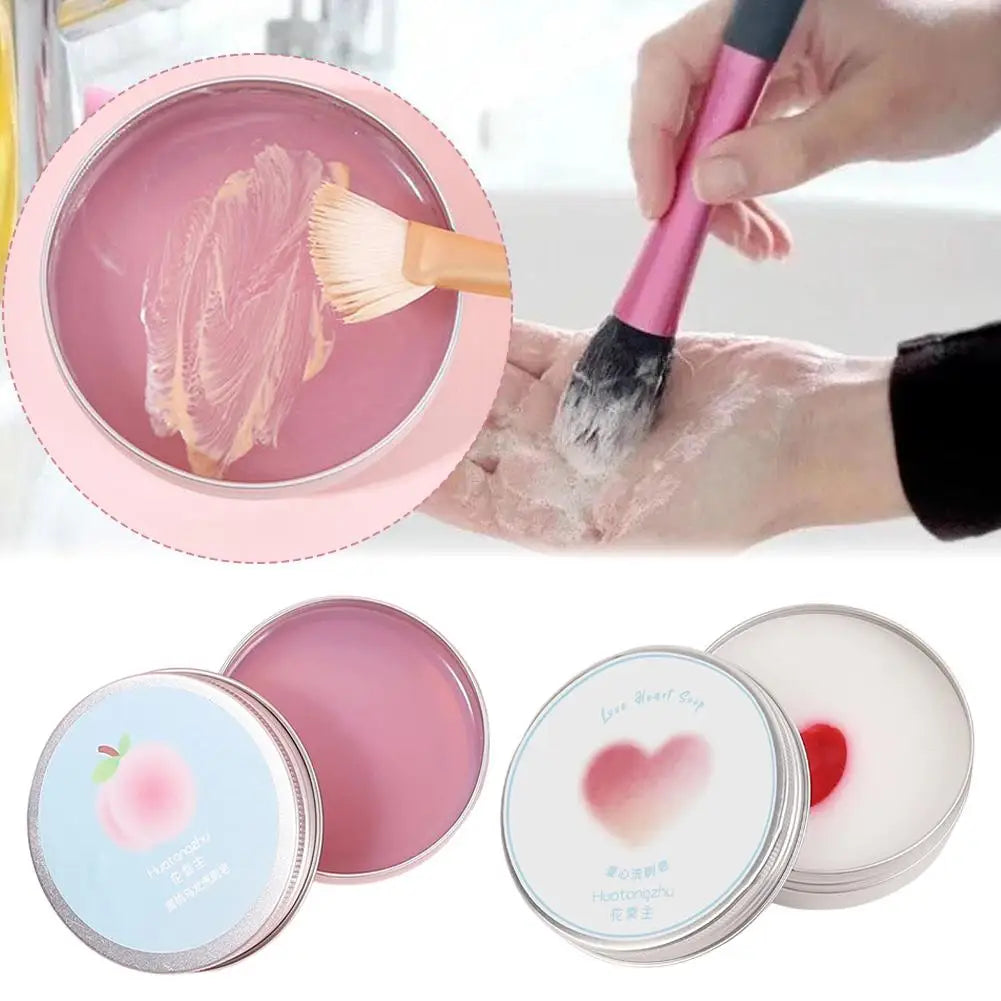 Makeup Brush Cleaner Soap & Silicone Mat – Deep Cleans Tools