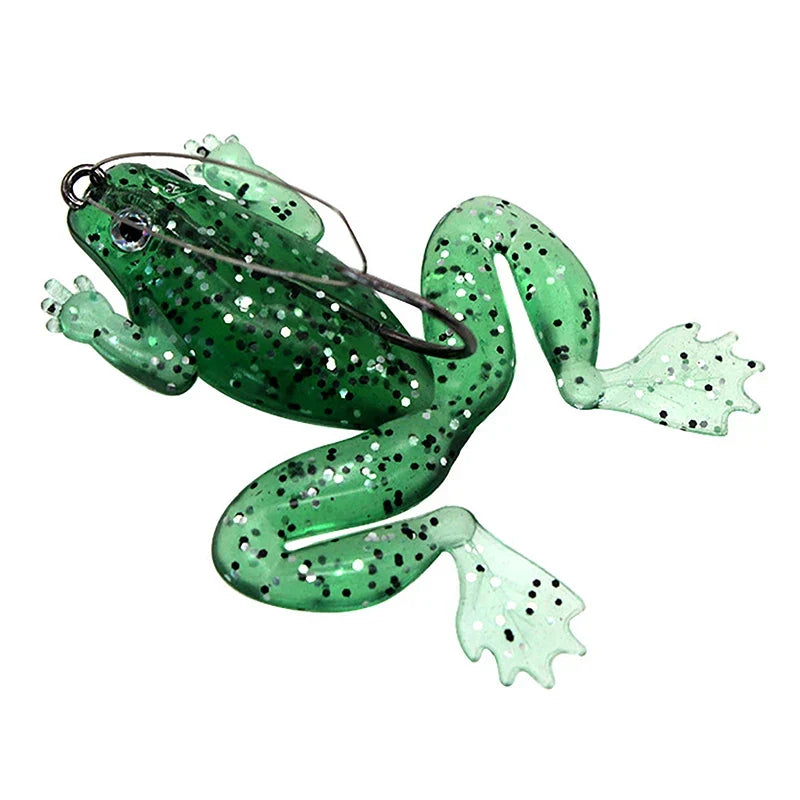 Soft Rubber Frog Fishing Lure 4.5g 6cm – Topwater Bass Bait