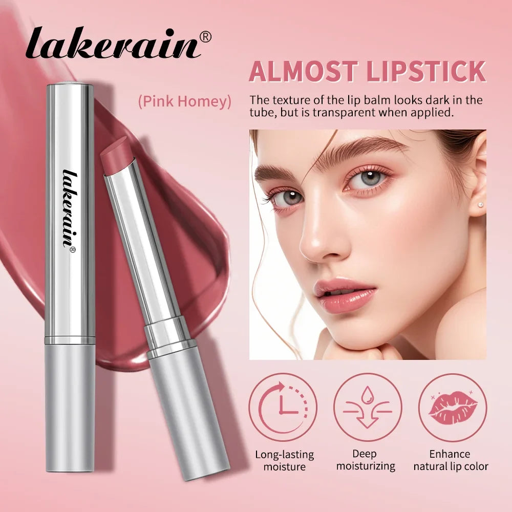 Tinted Lip Balm Pink Honey Moisturizing Gloss Moisturizer Shiny Dry