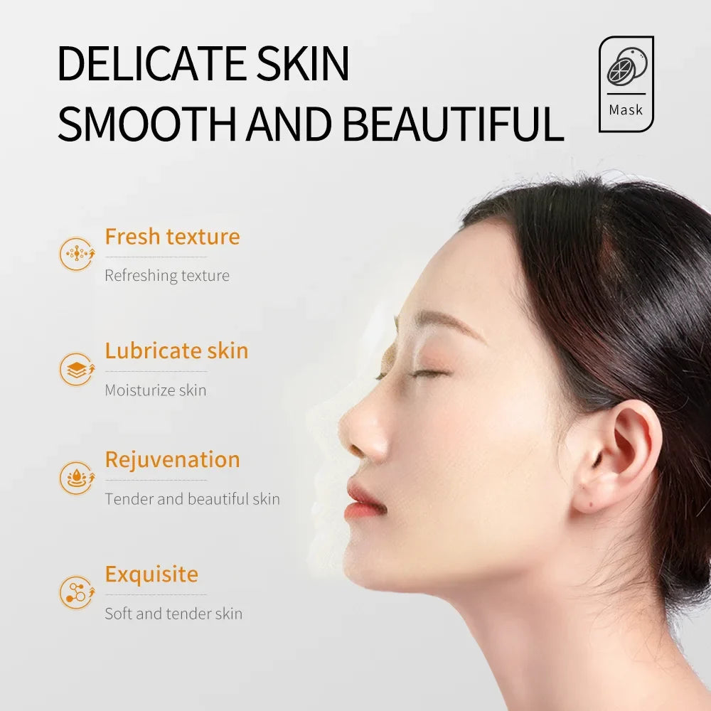 SADOER Vitamin C Brightening Face Mask – Pore & Glow Boost