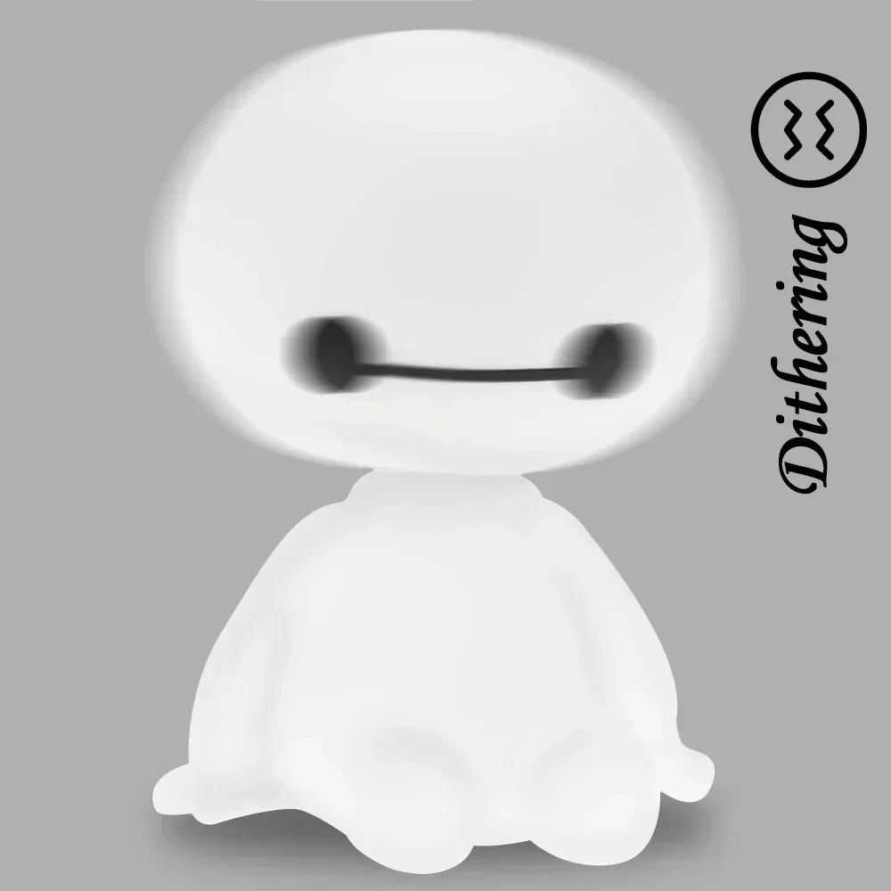 Cartoon Robot Shaking Head Figure Car Ornaments Auto Interior