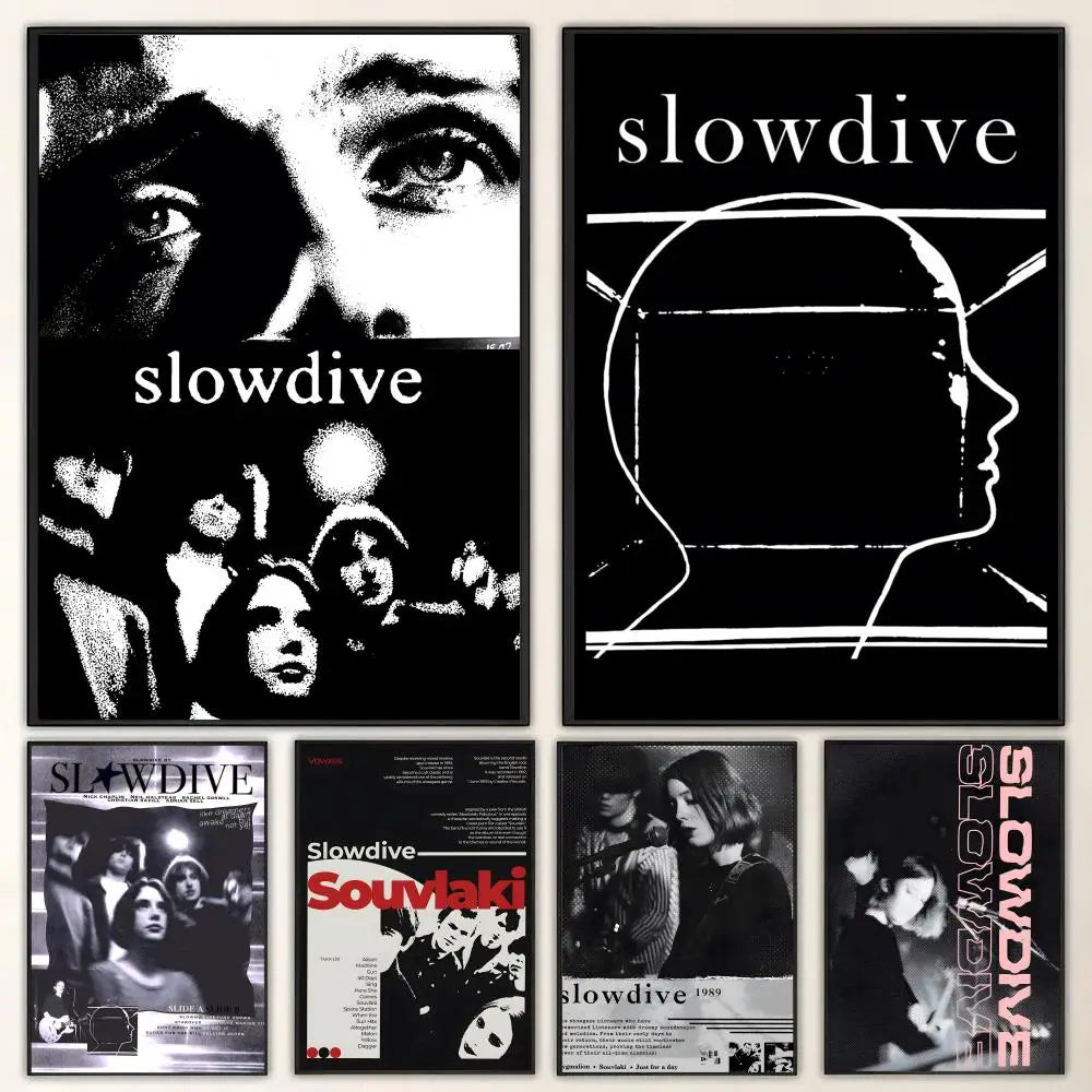 Slowdive Band Poster – HD Art Print Wall Decor