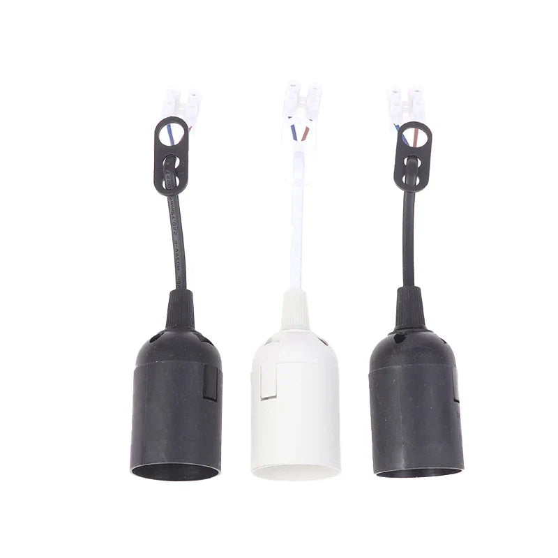 5x E27 Lamp Holder Construction Socket Cable Site Renovation Lighting
