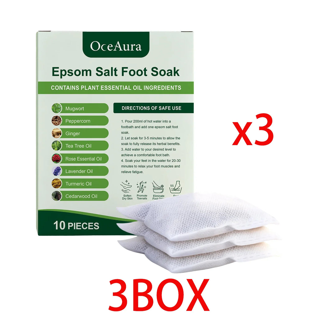 Mugwort & Ginger Herbal Foot Soak Bags | Detox Spa Pedicure