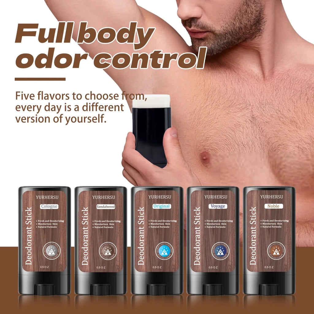 YURHERSU 5-Piece Deodorizing Body Cream Set – Unisex Fresh