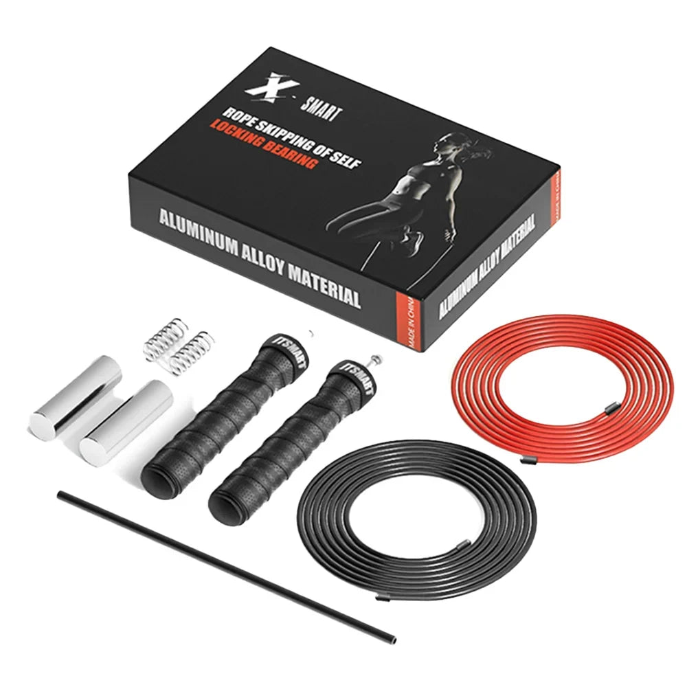 Professional Steel Wire Speed Jump Rope – Carbon Steel Bearings