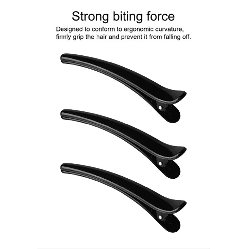 10-Pack 8CM Duck Beak Hair Clips – Plastic Fish Beak Hairpins