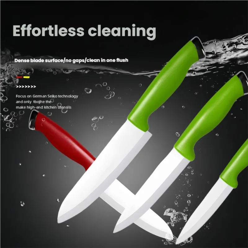 Ceramic Knife Set – 4, 5 & 6 Inch White Blade Kitchen Knives